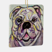 Bulldog-Ornament Keramikornament (Rechts)