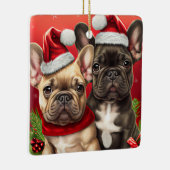 Bulldog-Ornament Keramikornament (Rechts)