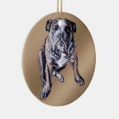 Bulldog Ornament Personalisierter englischer Bulld (Rechts)