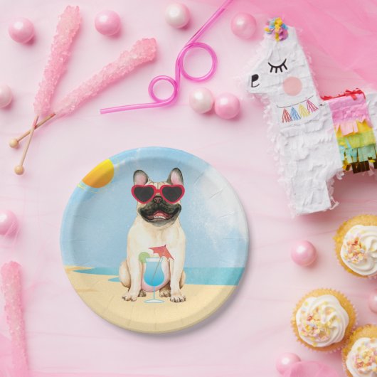 Bulldog Pappteller (Party)