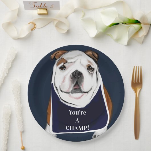 BULLDOG PAPPTELLER (Hochzeit)