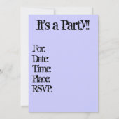 Bulldog-Party Einladungen (Rückseite)