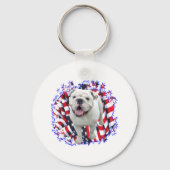 Bulldog Patriot Schlüsselanhänger (Vorderseite)