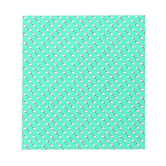 Bulldog Patterns Notizblock (Vorderseite)