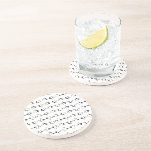 Bulldog Patterns Untersetzer (Seite)