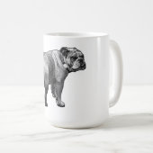 Bulldog Pause, Steter Schluck Kaffeetasse (VorderseiteRechts)