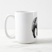Bulldog Pause, Steter Schluck Kaffeetasse (Links)