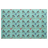 Bulldog - Personalisiert Stoff (Fat Quarter (45,7 x 55,9 cm))