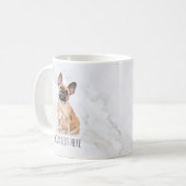 Bulldog - Persönliche Umarmung Kaffeetasse (Vorderseite Links)