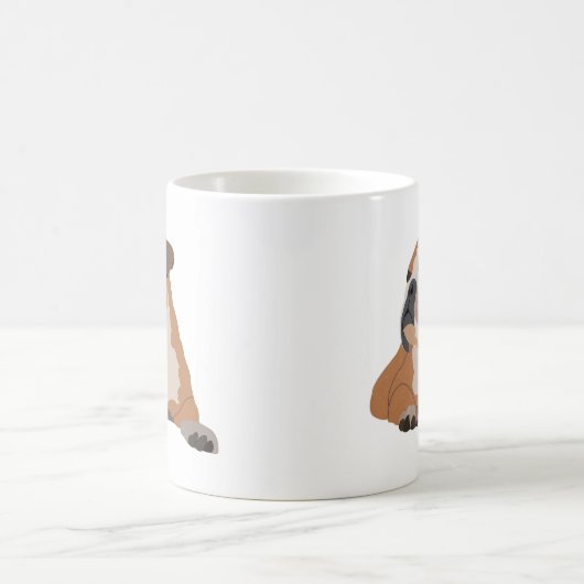 Bulldog Pet Kaffeetasse (Mittel)