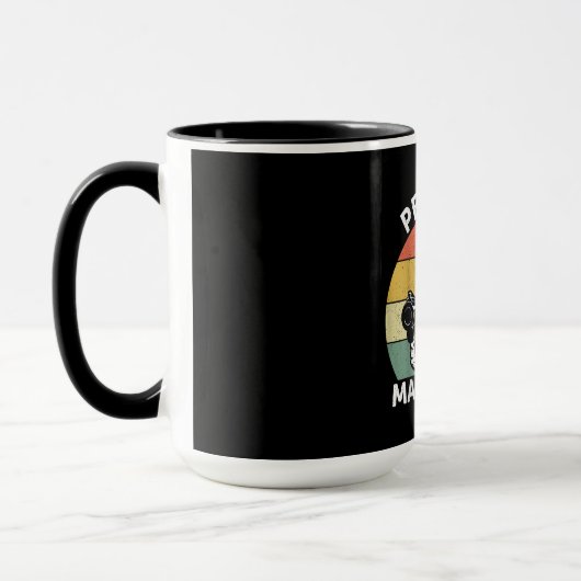 Bulldog-Pew Madafakas Crazy Tasse (Links)