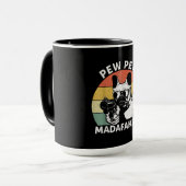 Bulldog-Pew Madafakas Crazy Tasse (Vorderseite Links)