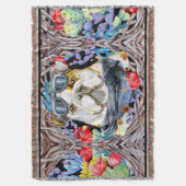 Bulldog-Pilot-Meisterstück-Kakteen-Sukkulente Decke (Vorderseite Vertikal)