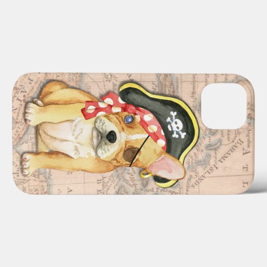 Bulldog Pirate Case-Mate iPhone Hülle (Rückseite (Horizontal))