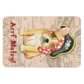 Bulldog Pirate Magnet (Horizontal)
