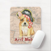 Bulldog Pirate Mousepad (Mit Mouse)