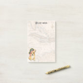 Bulldog Pirate Post-it Klebezettel (Auf Schreibtisch)