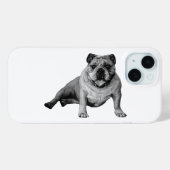 Bulldog Playful Design for iPhone Case-Mate iPhone Hülle (Rückseite (Horizontal))