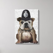 Bulldog Policeman Leinwanddruck (Vorderseite)