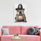 Bulldog Policeman Leinwanddruck (Insitu (Wohnzimmer))