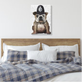 Bulldog Policeman Leinwanddruck (Insitu (Schlafzimmer))