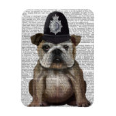 Bulldog Policeman Magnet (Vertikal)