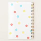 Bulldog Polka Dot Planner Planer (Rückseite)