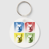 Bulldog-Pop Schlüsselanhänger (Vorderseite)