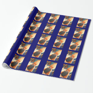 Bulldog-Portrait Geschenkpapier