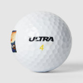 Bulldog-Portrait Golfball (Logo)
