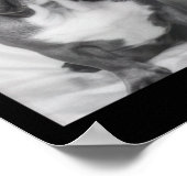 Bulldog-Portrait Poster (Ecke)