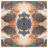 Bulldog-Portrait Stoff (Muster)