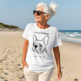 Bulldog-Portrait Tri-Blend Shirt