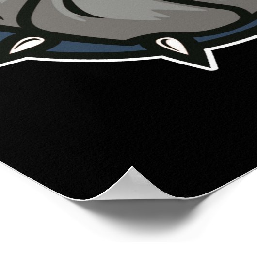 Bulldog Poster (Ecke)