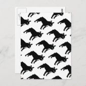 Bulldog Postkarte (Vorne/Hinten)