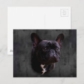 Bulldog Postkarte (Vorne/Hinten)