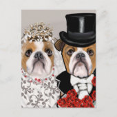 Bulldog Postkarte (Vorderseite)