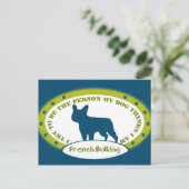 Bulldog Postkarte (Stehend Vorderseite)