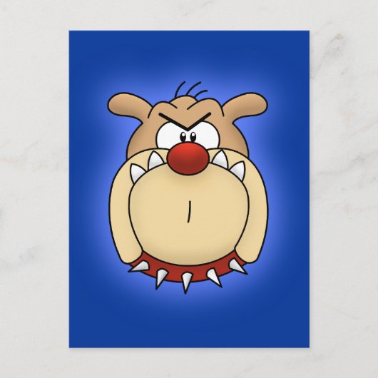 Bulldog Postkarte (Vorderseite)