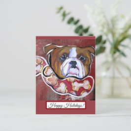 Bulldog Postkarte