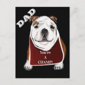 BULLDOG POSTKARTE (Vorderseite)
