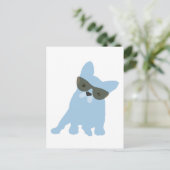 Bulldog Postkarte (Stehend Vorderseite)