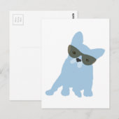 Bulldog Postkarte (Vorne/Hinten)