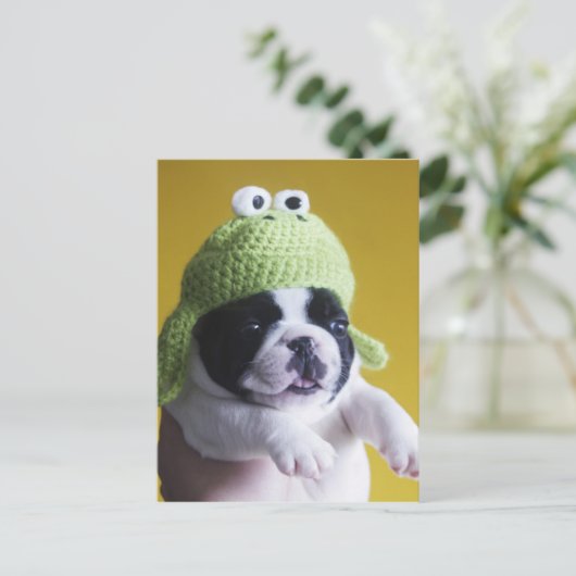 Bulldog Postkarte (Stehend Vorderseite)