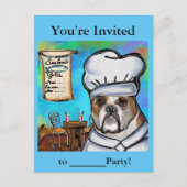 Bulldog Postkarte (Vorderseite)