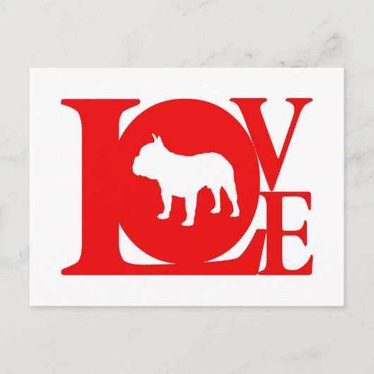 Bulldog Postkarte (Vorderseite)