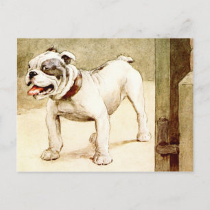 Bulldog Postkarte