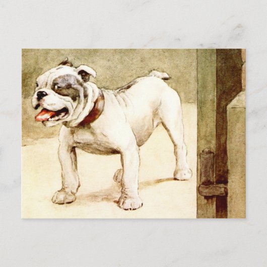 Bulldog Postkarte (Vorderseite)