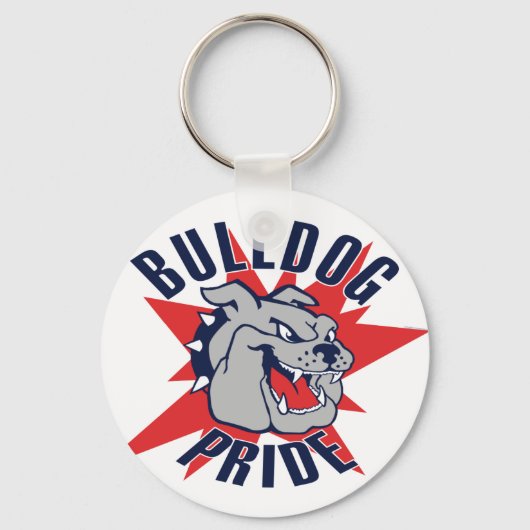 Bulldog Pride Schlüsselanhänger (Vorderseite)