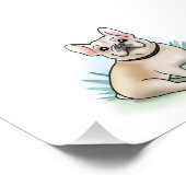 Bulldog Print Fotodruck (Ecke)
